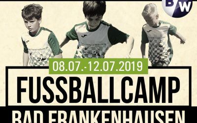 Fußball Feriencamp 08.07-12.07.2019 in Bad Frankenhausen